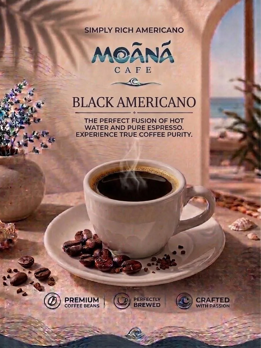 Americano at Moānā Café