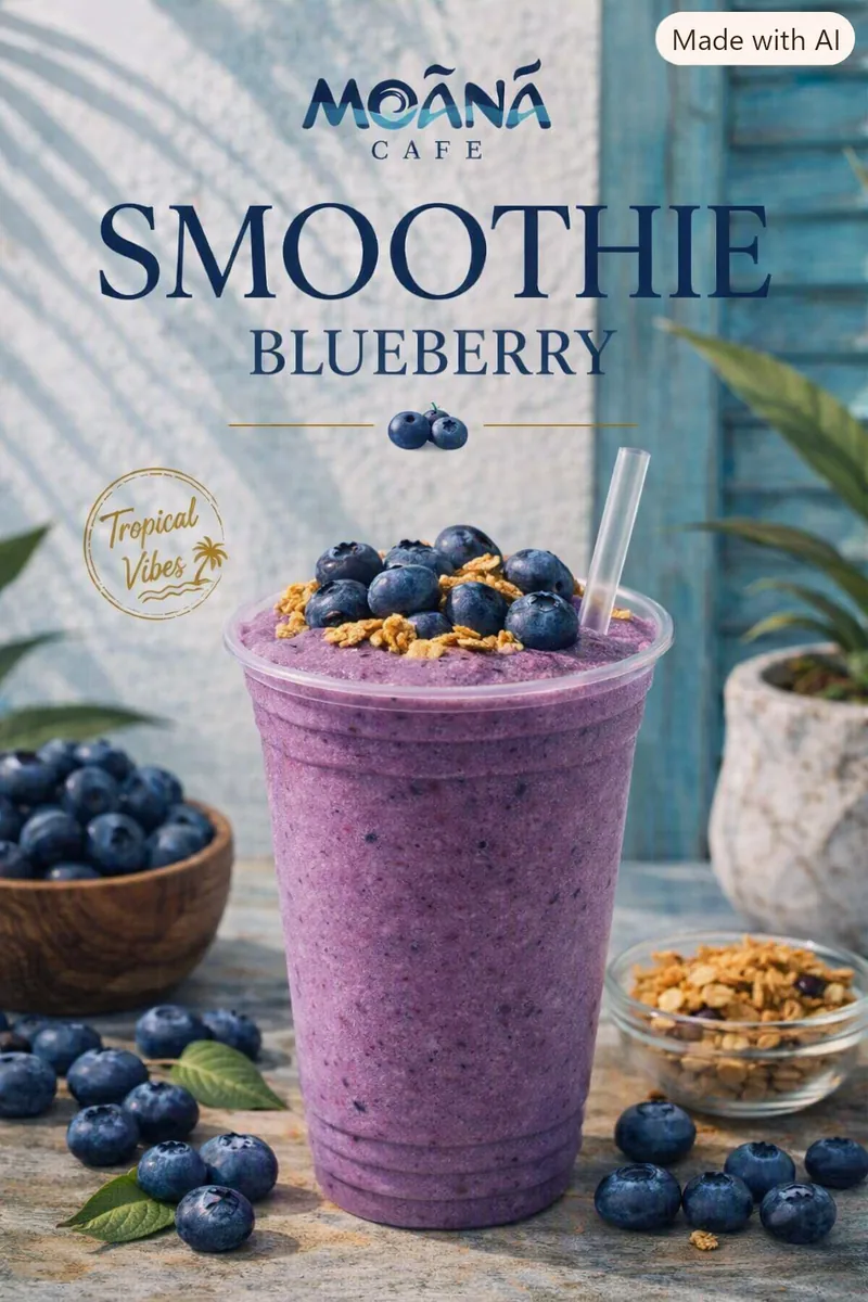 Berry Smoothie at Moānā Café