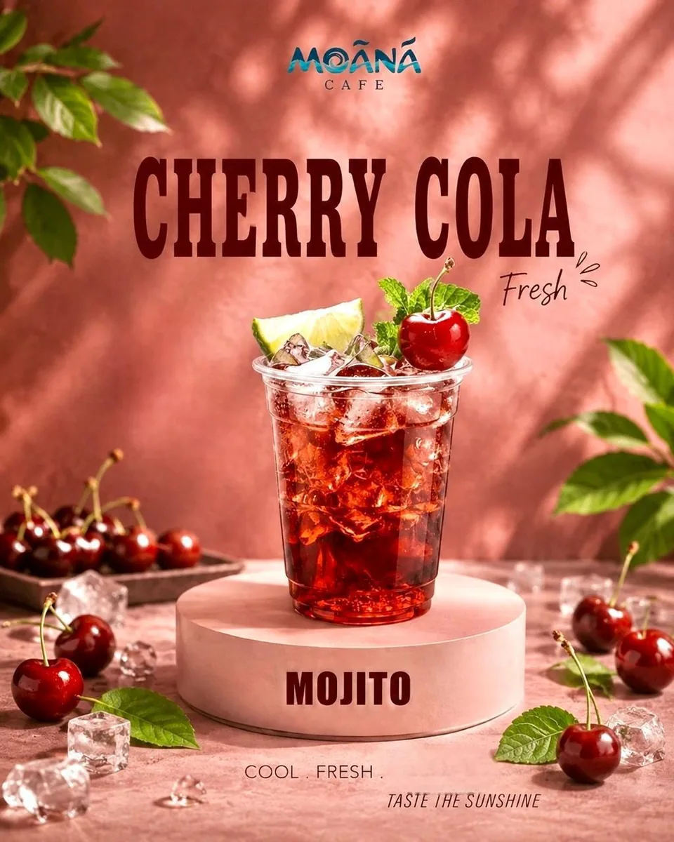 Cherry Cola Mojito at Moānā Café