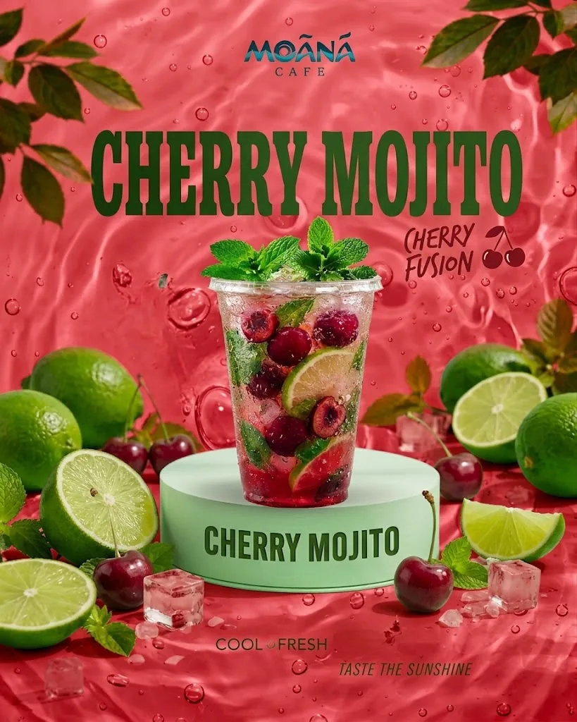 Cherry Mojito at Moānā Café