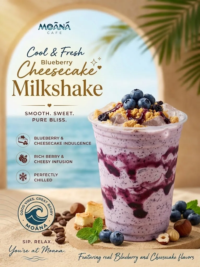 Cheese Cake Milkshake at Moānā Café