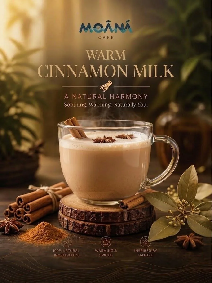 Cinnamon Milk at Moānā Café