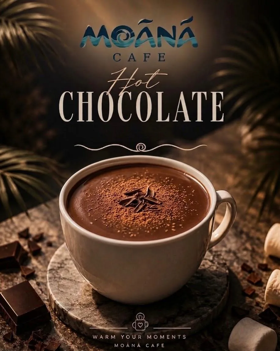 Classic Hot Chocolate at Moānā Café