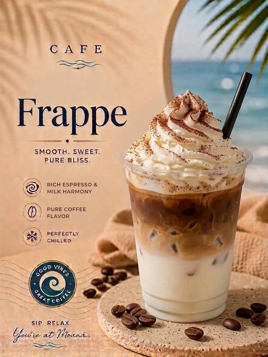 Frappé at Moānā Café