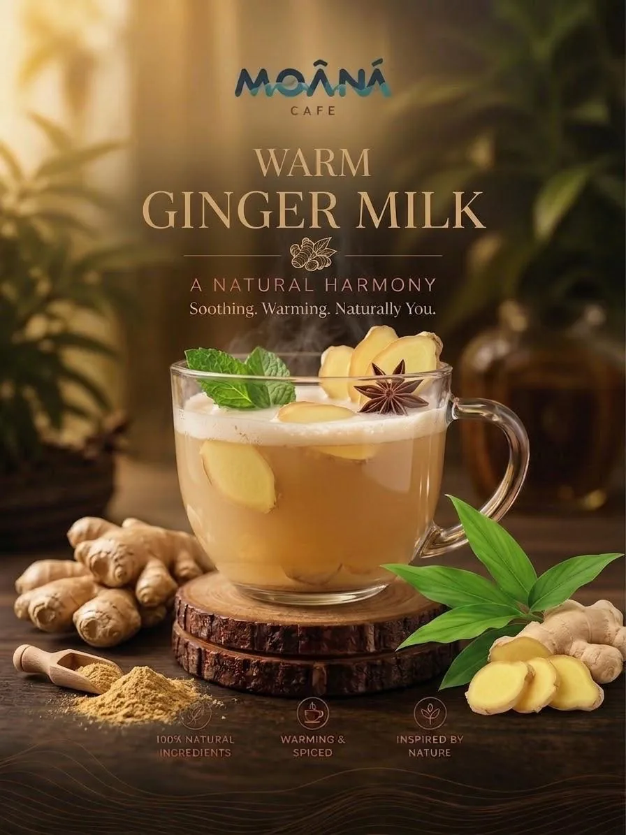 Ginger Milk at Moānā Café