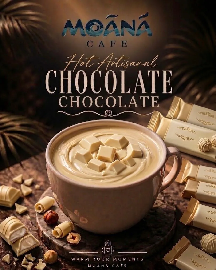 White Hot Chocolate at Moānā Café