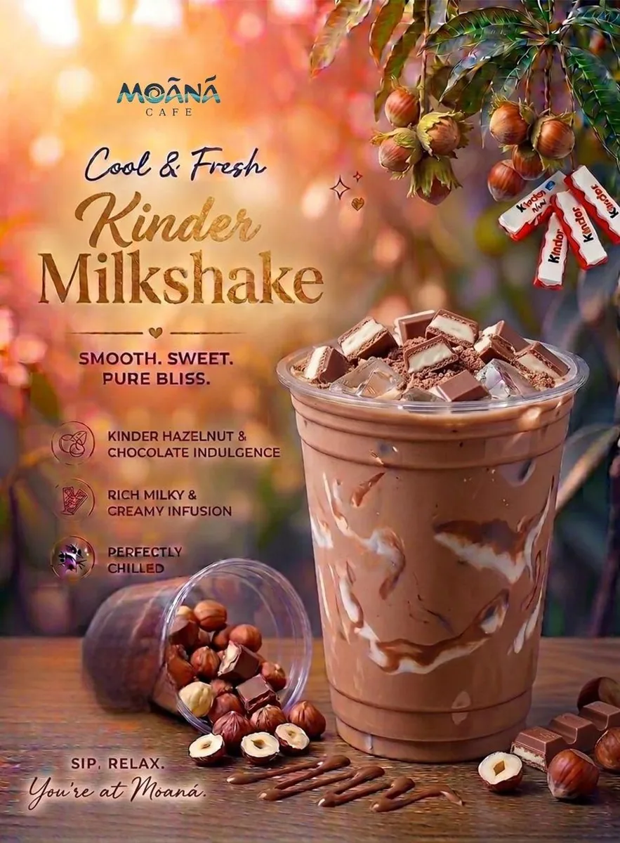 Kinder Milkshake at Moānā Café