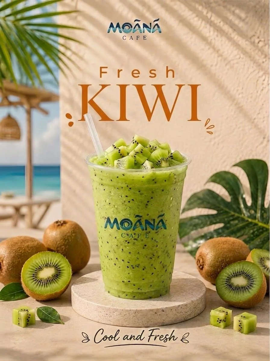 Fresh Kiwi at Moānā Café