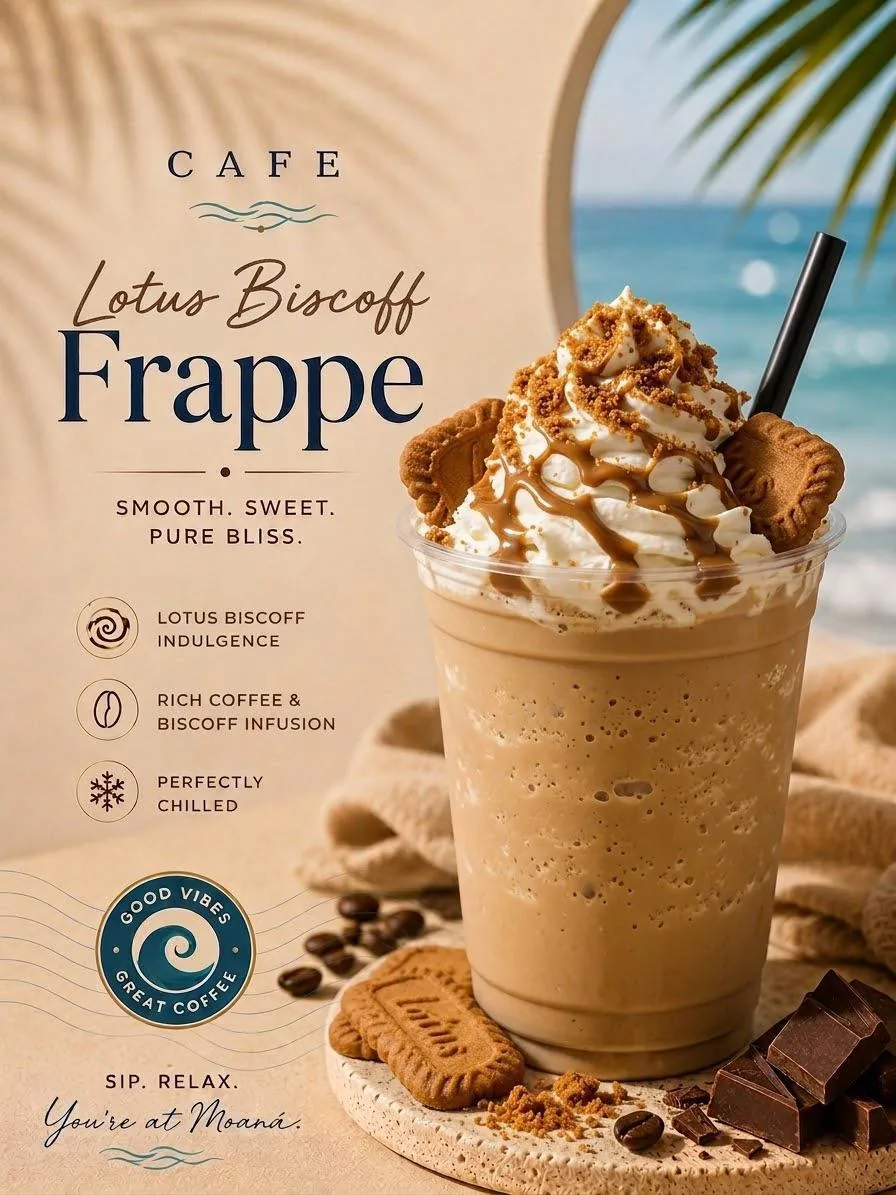 Lotus Frappé at Moānā Café