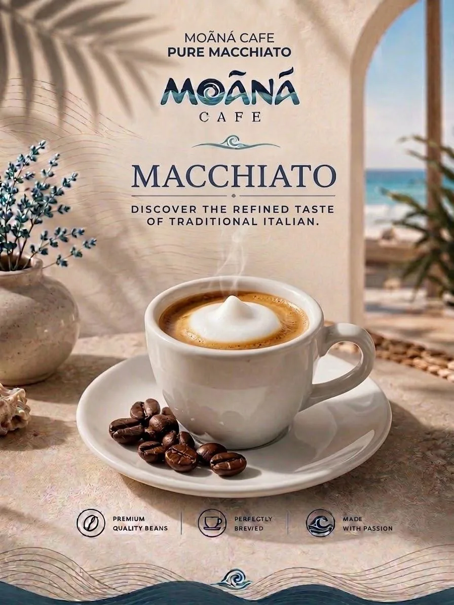 Macchiato at Moānā Café