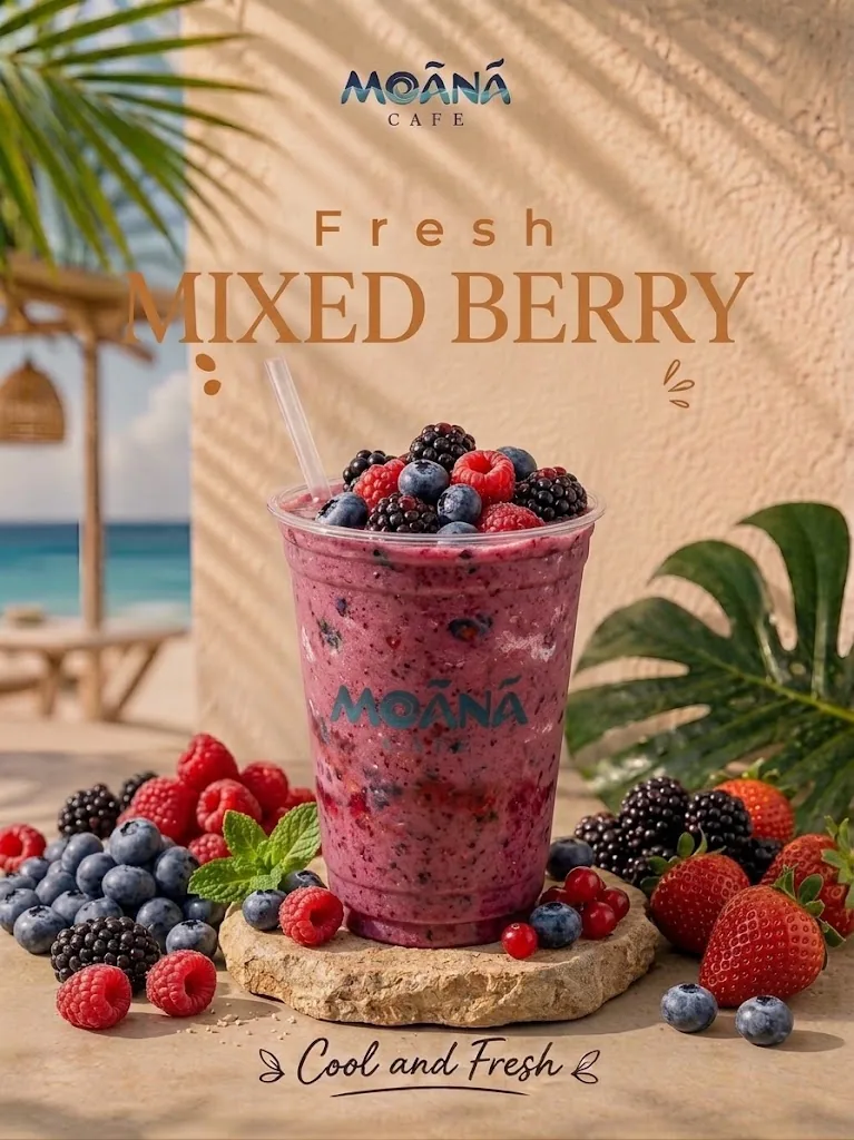 Berry Smoothie at Moānā Café