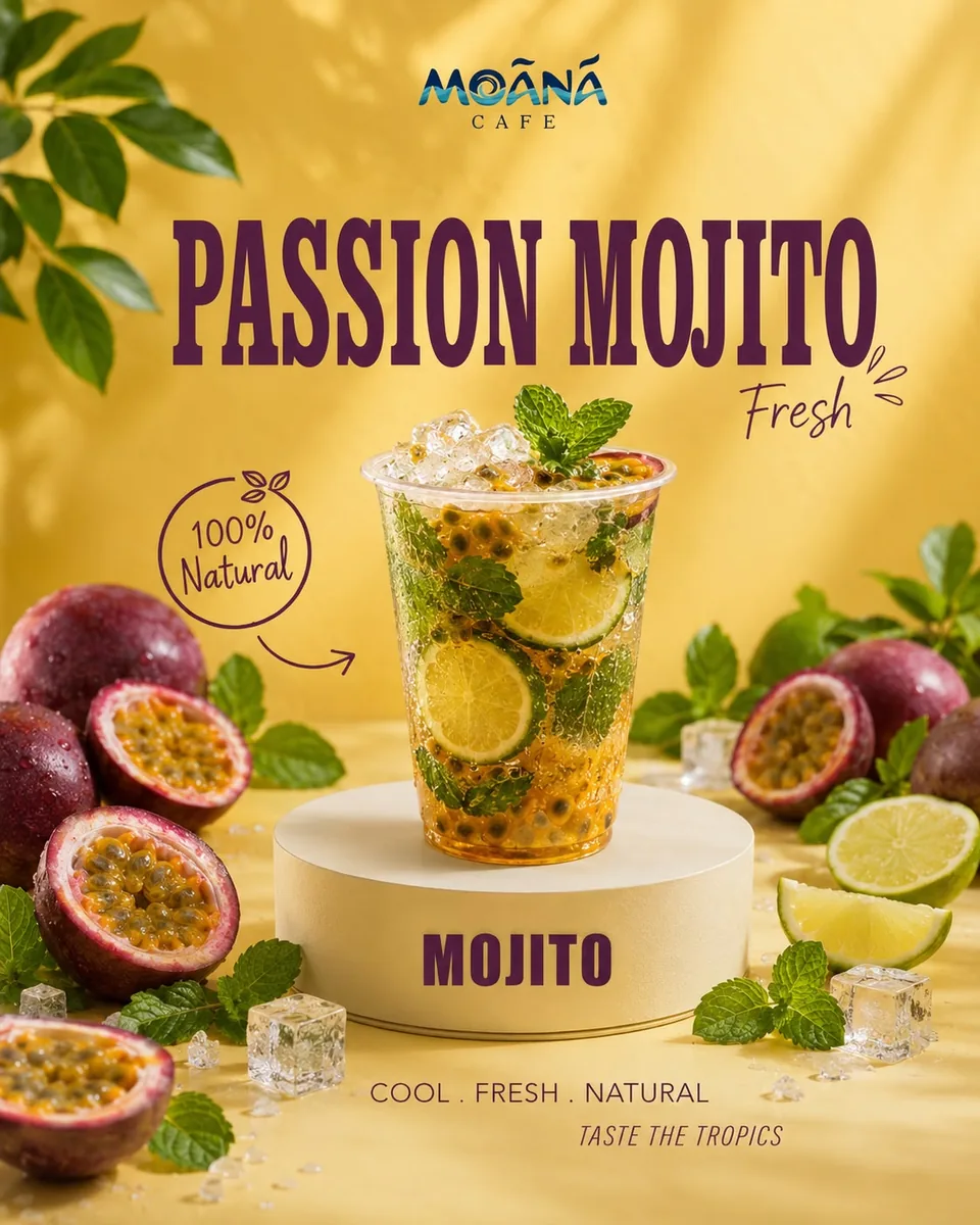 Passion fruit mojito