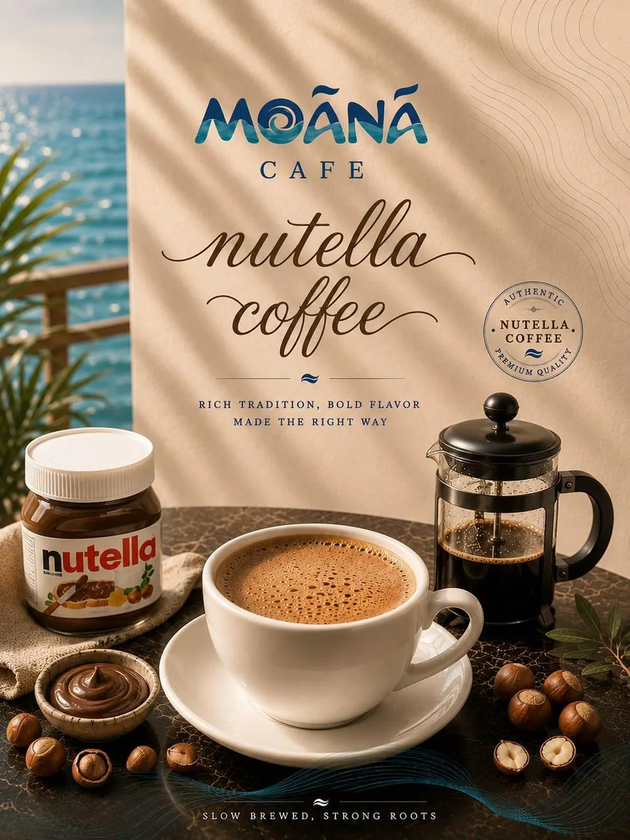 Nutella Coffee at Moānā Café