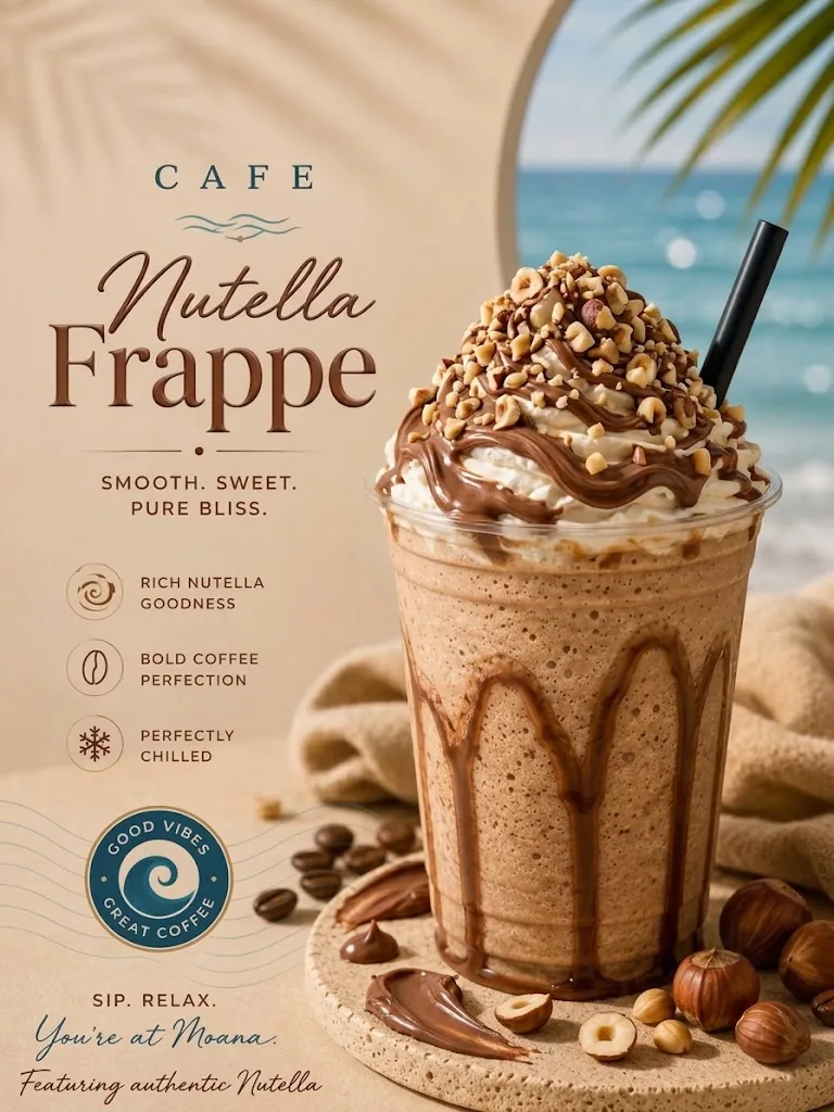 Nutella Frappé at Moānā Café