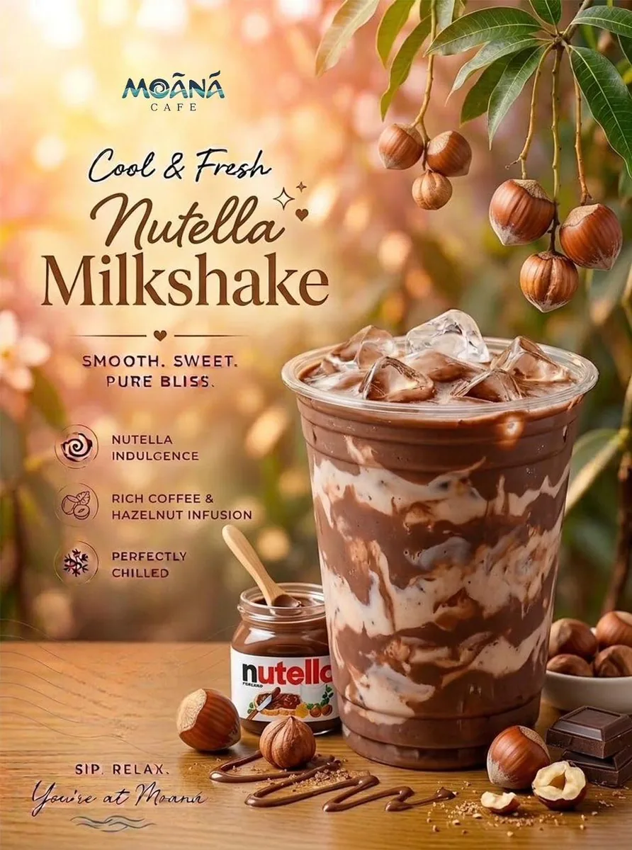 Nutella Milkshake at Moānā Café