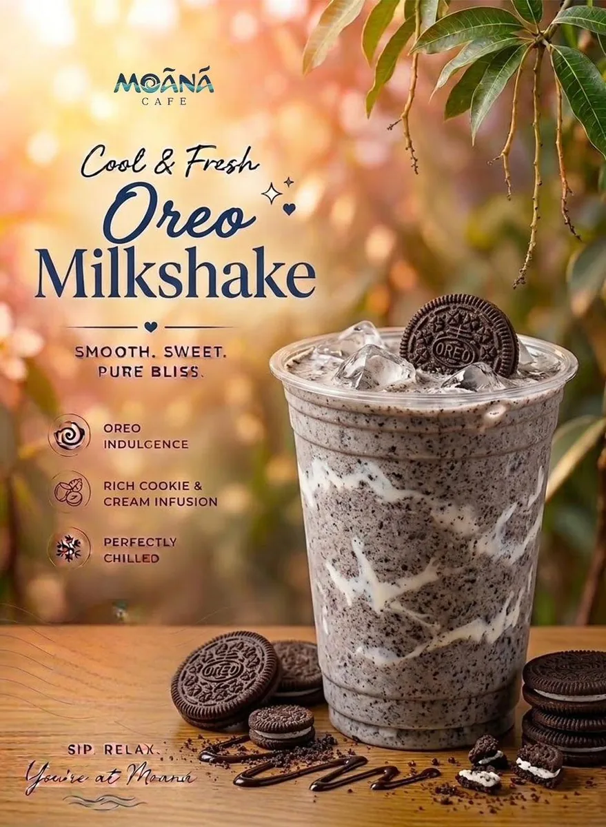 Oreo Milkshake at Moānā Café