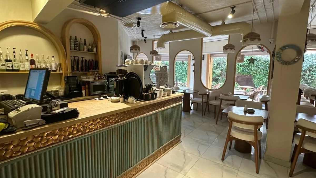 Seating area at Moānā Café