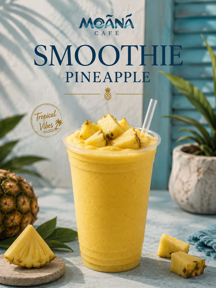 Pineapple Smoothie at Moānā Café