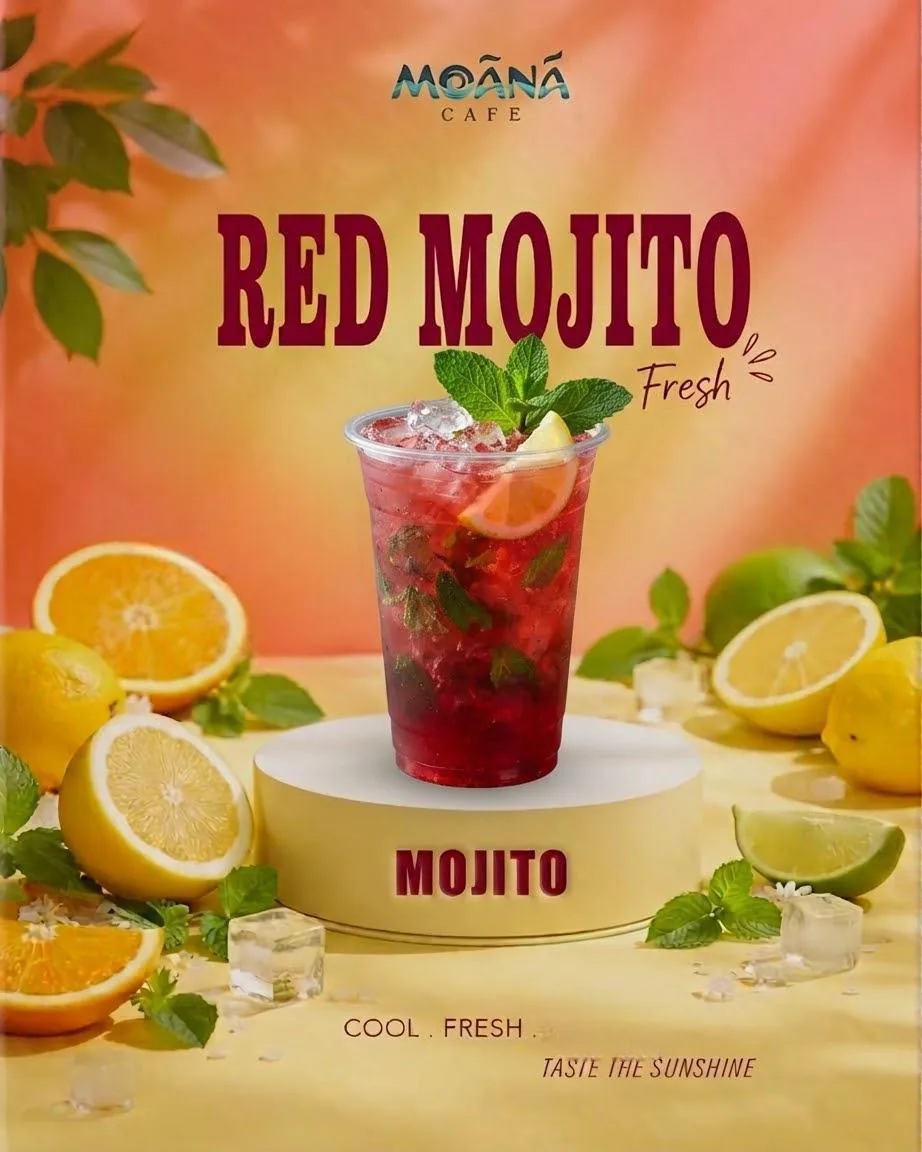 Mojito Red at Moānā Café