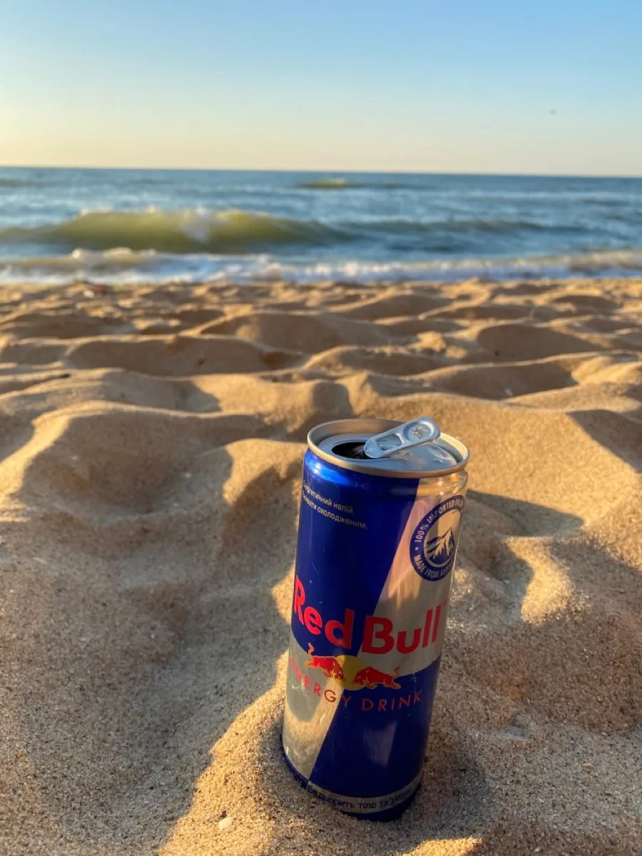 Red Bull Can at Moānā Café