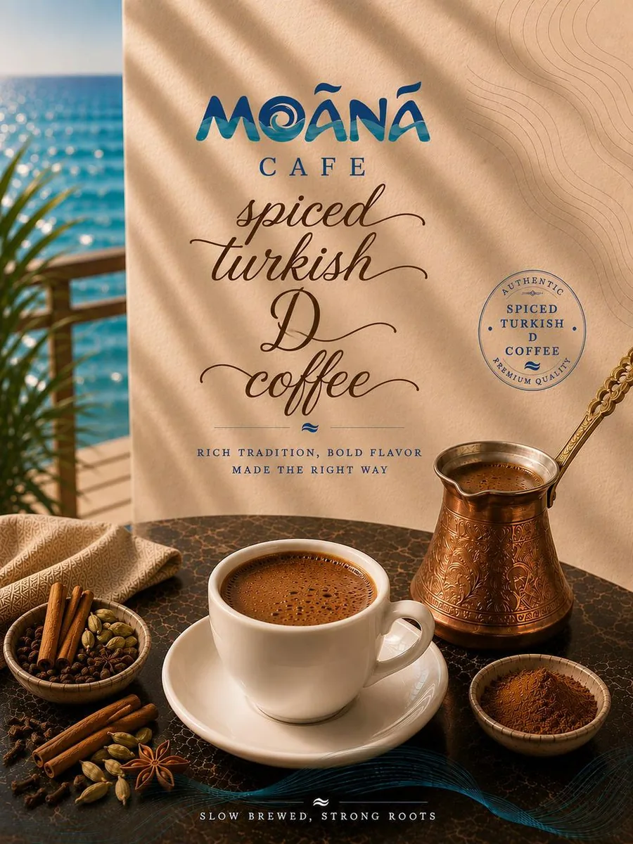 Spiced Turkish Coffee at Moānā Café