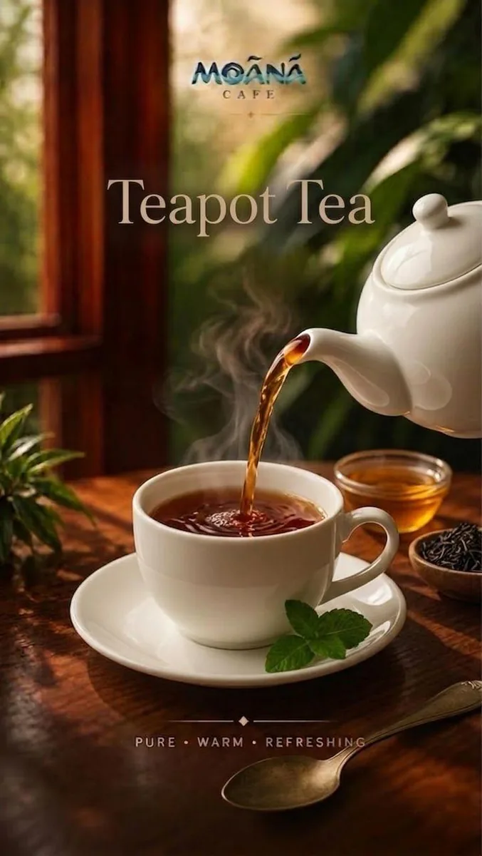 Teapot Tea at Moānā Café