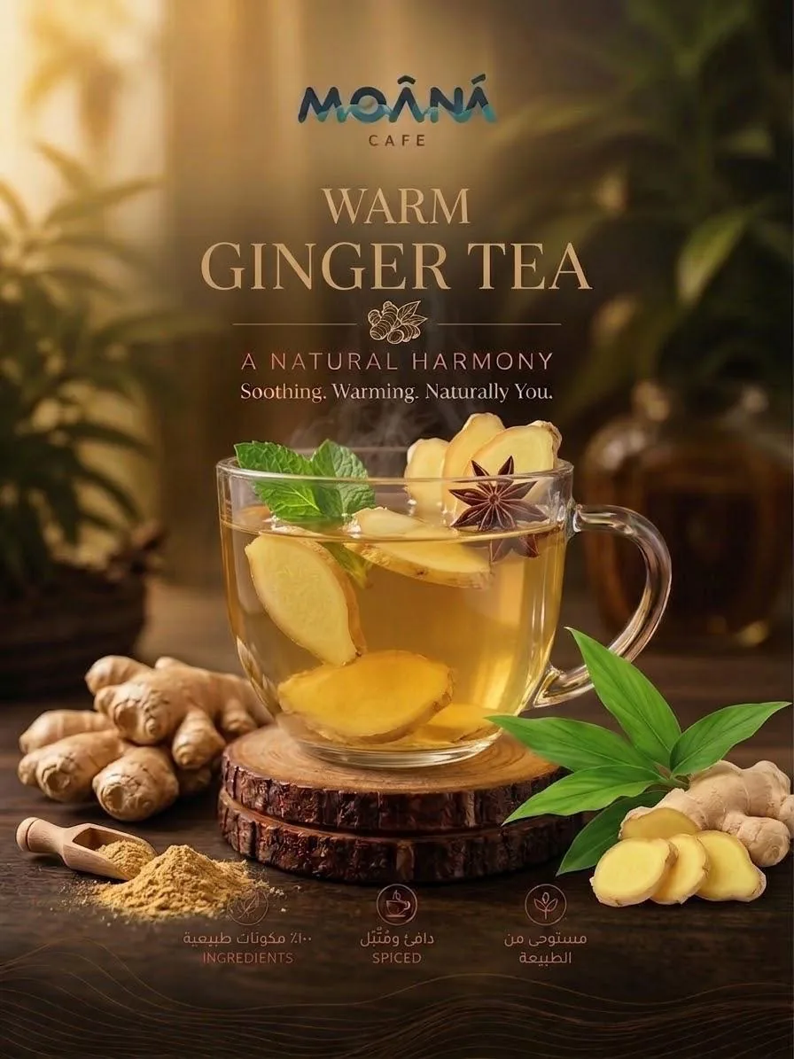 Ginger Tea at Moānā Café