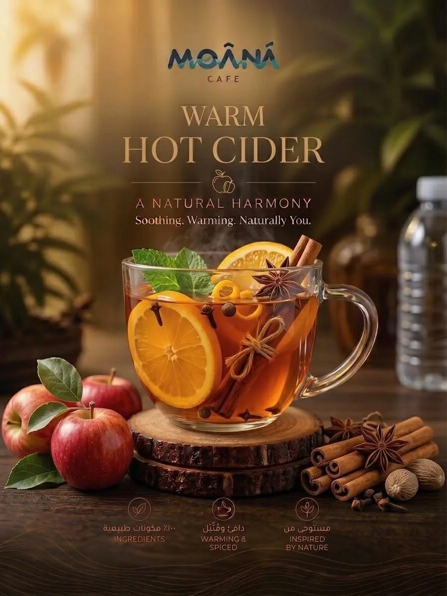Hot Cider at Moānā Café