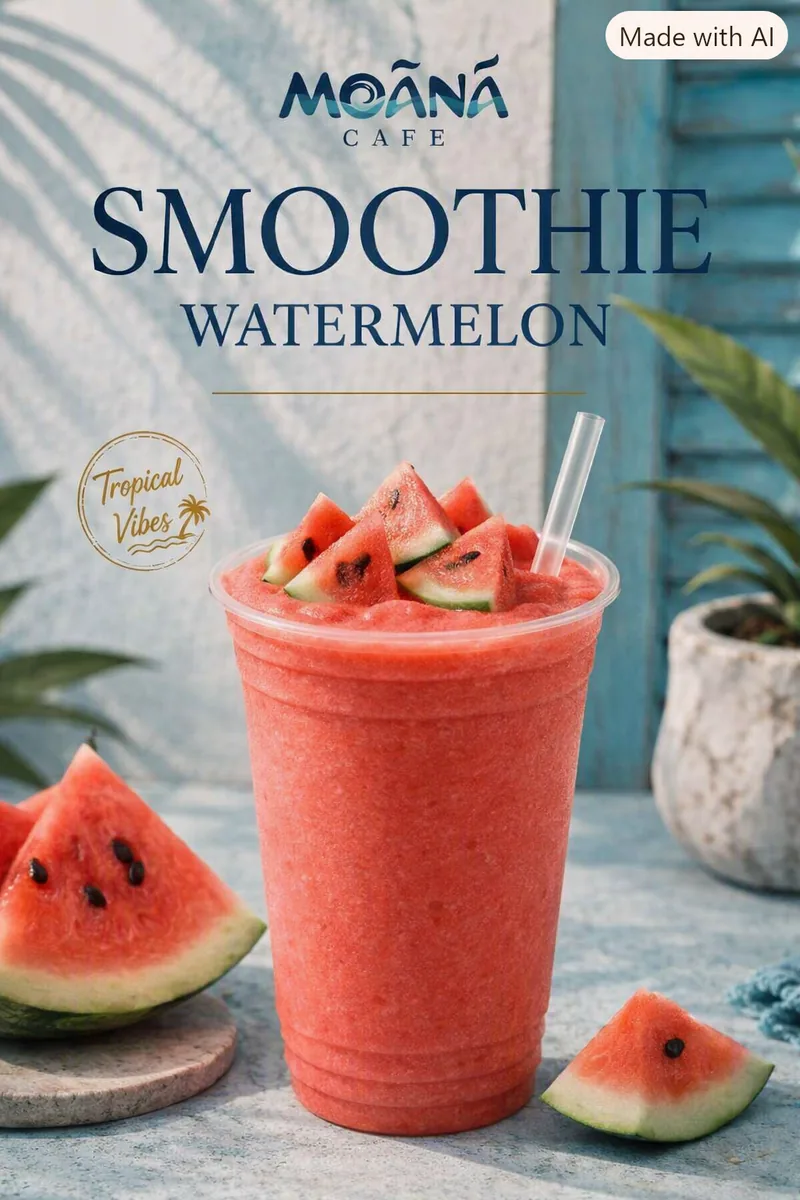 Watermelon Smoothie at Moānā Café